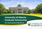 University of Alberta Graduate Scholarship for International Students